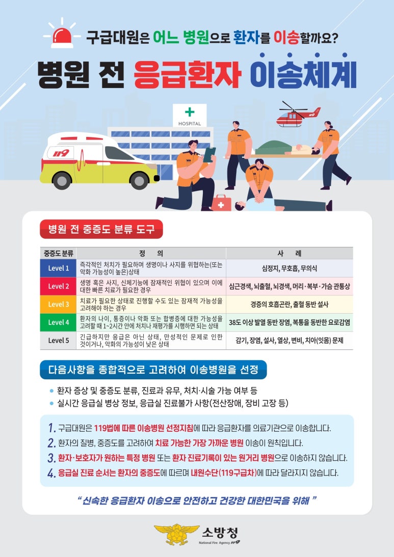 병원 전 응급환자 이송체계