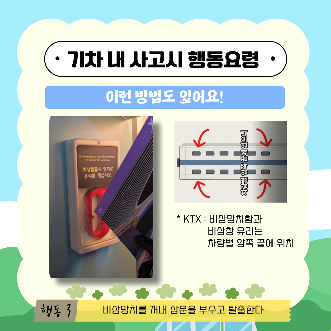 안전한 기차여행 카드뉴스 4