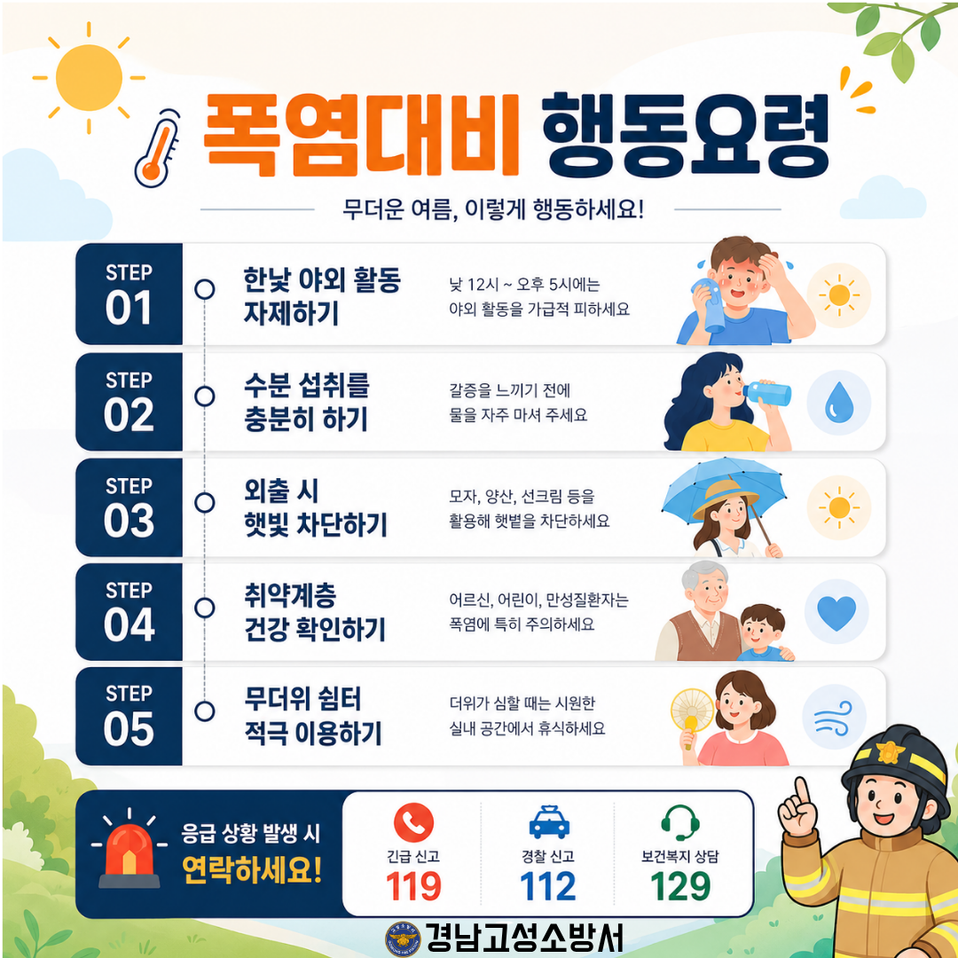 폭염대비 행동요령