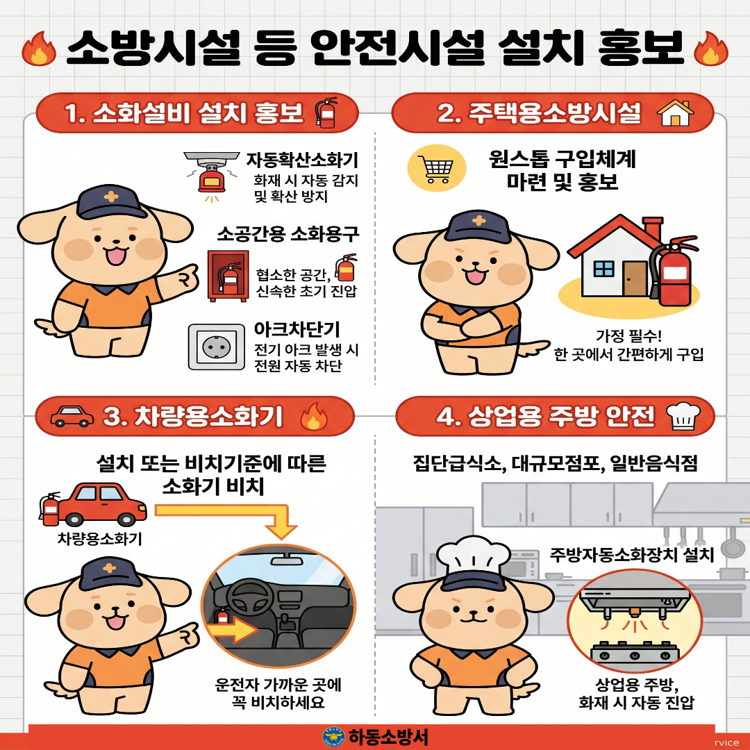 소방시설 설치홍보