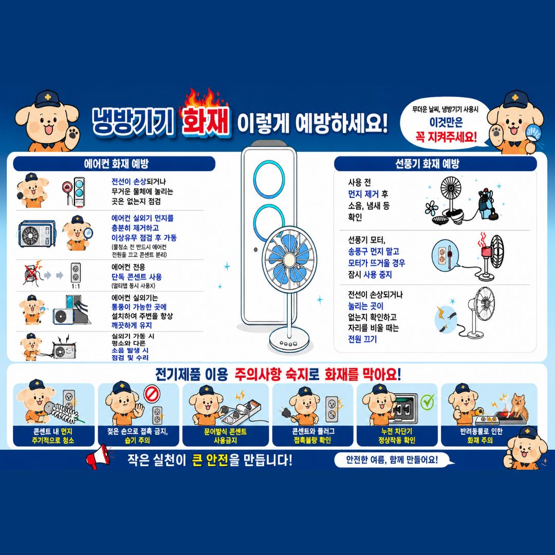 여름철 카드뉴스(냉방기기)