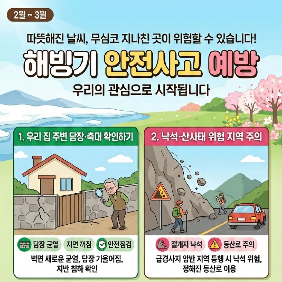 해빙기 안전대책