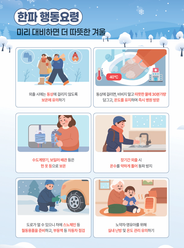 한파 행동요령